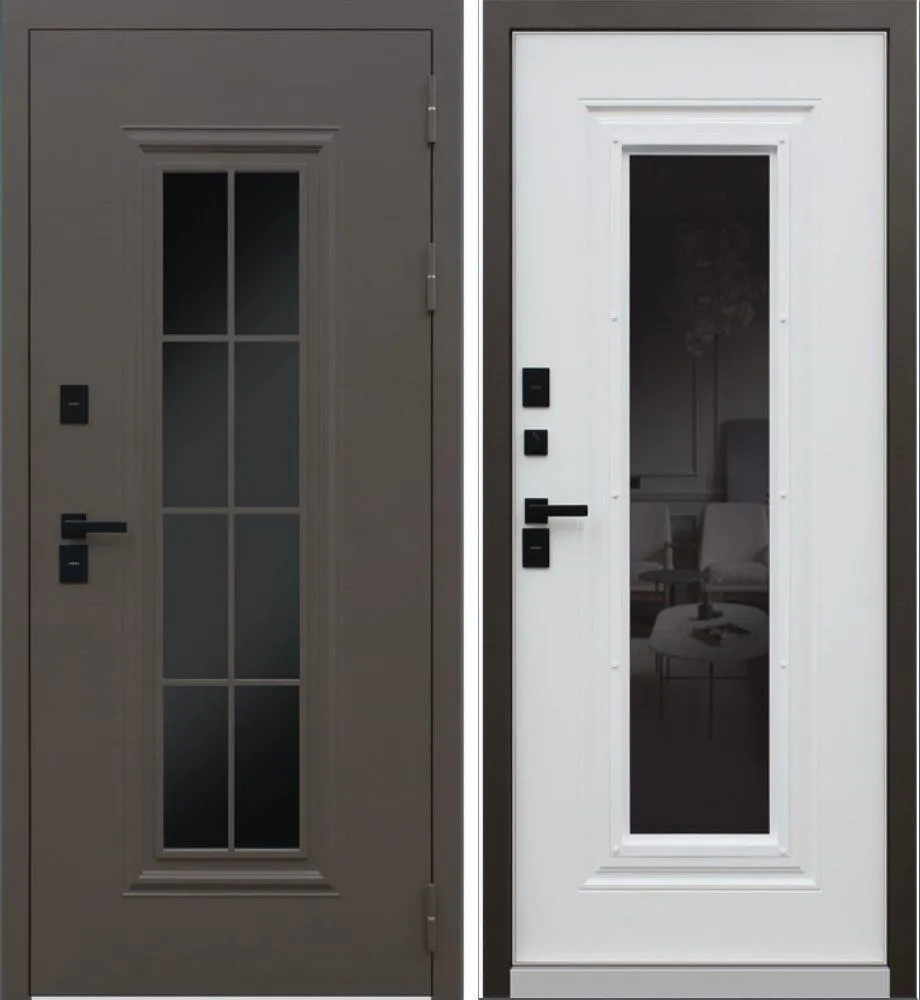 Фото Дверь Тундра с окном Терморазрыв 3К DIS007256