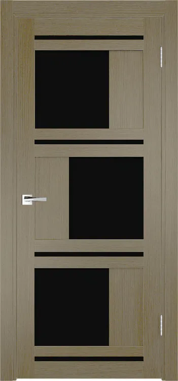 Фото Межкомнатная дверь Легенда Z-2 тон Грей Остекление Лакобель черное