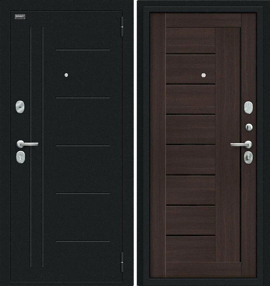 Фото Дверь Браво Проф Букле черное/Wenge Veralinga DIS006729